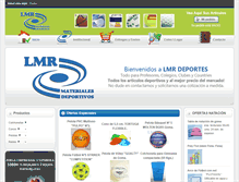 Tablet Screenshot of lmrdeportes.com